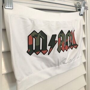 Seamless Bandeau With Custom Camo Graphic